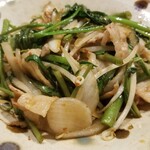 ドミンゴ - 空心菜と豚バラのピリ辛炒め(700円)