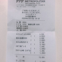 クロスダイン - クロスダインレシート１３０００円ぐらい