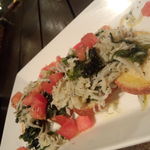 ビストロ椿 - しらすと青のりのブルスケッタ