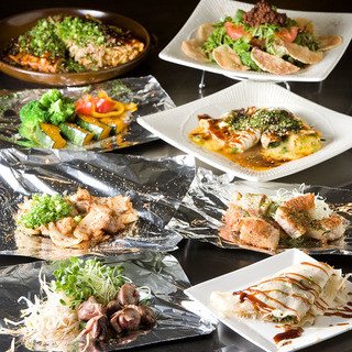 Feel free to enjoy our courses using carefully selected ingredients purchased from all over Kyushu.