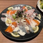 Kakurega Koshitsu Izakaya Kakurebou - 彩り鮮魚のカルパッチョ