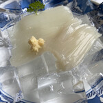 いわない温泉高島旅館 - イカのお刺身