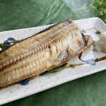 いわない温泉高島旅館 - ホッケの塩焼き