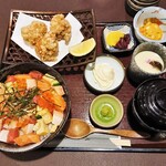 Japanese Restaurant DORAYA - づけバラちらし丼セット