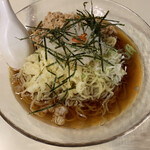 龍華 - 冷やしおろし納豆そば750円