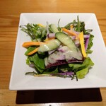 春秋 - ランチのサラダ 野菜が美味しい！