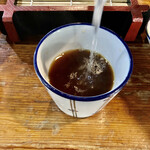 Nagasao Tei - そば湯を注ぎ