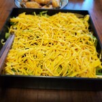 山はげ - ネギとレタスと玉子焼のサラダ