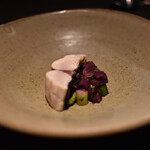 SECRETO - ▶︎能登さわら・炭火・春菊・サバいしる・アスパラ・綾紫芋