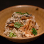 SECRETO - 土鍋ご飯・穴子、枝豆、木の芽