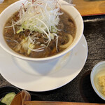 肉汁うどん 自家製麺 まとや - 牛すじ肉肉　並