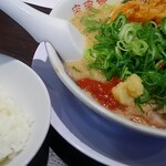 来来亭 - こってりラーメン+少々ライス