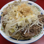 ラーメン二郎 目黒店 - アブラ以外、全マシ