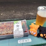 ほっともっとフィールド神戸 - 神戸焼すきやき弁当＋アサヒドライゼロ(ノンアル)