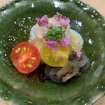 すし処 広川 - 水タコとクラゲの酢の物