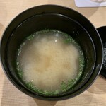 すし処 広川 - 味噌汁