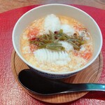 齋華 - 鱧トマト蓴菜の清湯スープ