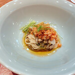 齋華 - 鮑そば肝ソース