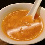 気楽中華 テンテン - ランチのスープ