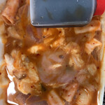 焼肉　戸板商店 - テイクアウトしたホルモン込み。ちゃんと焼肉のタレ付けてくれます。