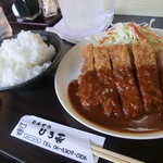 とんかつ ひろ喜 徳庵本店 - ロース豚カツ定食760円　ご飯大盛＋50円