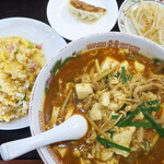 大福元 - スーラ麺＆半チャーハン