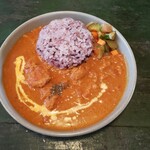 CAFE めがね書房 - バターチキンカレー