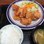 伊万里ちゃんぽん - 唐揚定食800円
