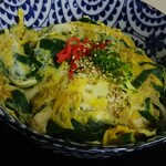 Oomoriya Shokudou - 「ニラ玉丼」をアップでパチリ♪