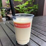 HACCO CAFE - 酒粕を乳酸菌で再発酵！豆乳を使った、100％植物性シェイク