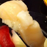 さかな町食堂 - 生ほたて握り