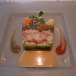 オマール海老のガトー仕立てコートドール風