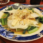 中華料理上海菜館 - お気に入りの烏賊のネギ生姜ソース