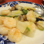 中華料理上海菜館 - 芝エビのハズなのにプリンプリン