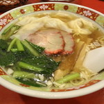 中華料理上海菜館 - 今日はちょっと麺固めでした