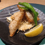 懐石カフェ 蛙吉 - 12年6月 カレイ？姿揚げ