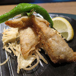 懐石カフェ 蛙吉 - 12年6月 カレイ？姿揚げ