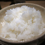 懐石カフェ 蛙吉 - 12年6月 お米マイスターの艶々なご飯