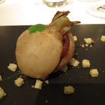 レフェルヴェソンス - 丸ごと火入れした蕪とイタリアンパセリのエミュルション、ハモンイベリコ＆ブリオッシュ2