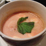 味乃 じゃんぼ - 【訪問１回目】トマトの茶わん蒸し