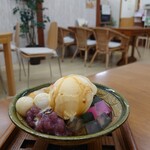 カフェふるふる - あんみつ