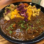 ホールスパイスカレー青藍 - スパイシーチキンカレー定食