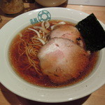 楽観 - 琥珀（醤油ラーメン）