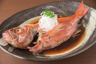 Hamayaki Izakaya Barubaru Atami - 金目鯛の姿煮