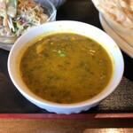 タラキッチン - マッシュルーム ほうれん草（カレー大盛り）