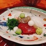 御料理 古川 - 塩麹で食べる烏賊は…いかを活かしててイカしてるぜ…！