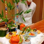 御料理 古川 - 僕を撮ってませんか～(？)撮ってないよ～ﾘｭﾌﾌﾌ