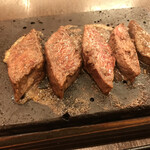 やっぱりステーキ - 余熱で焼きます