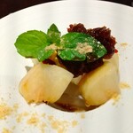 日本料理 TOBIUME - 桃の餡蜜