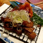 Orudo Japanizu Dainingu Wakuya - 鉄板ニラ豚ホルモン